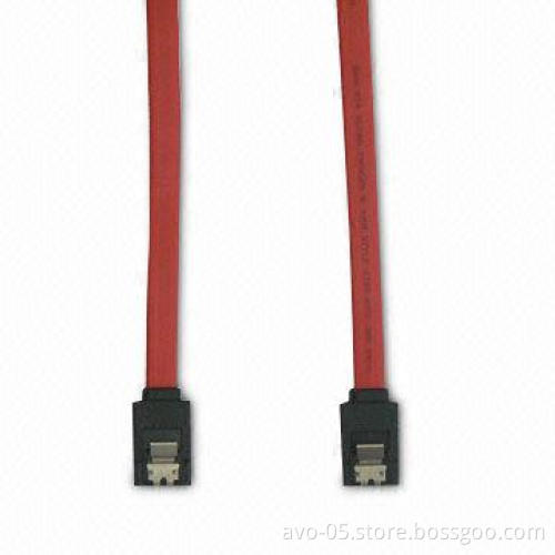 ATA/SATA Cables with Metal Fastener and 8-pin Wire, Supports Speed of up to 150Mbps
